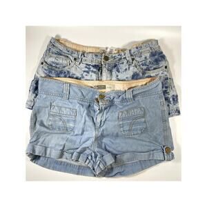Lot of 2 Ladies Denim Shorts, Route 66, Size 11/12
